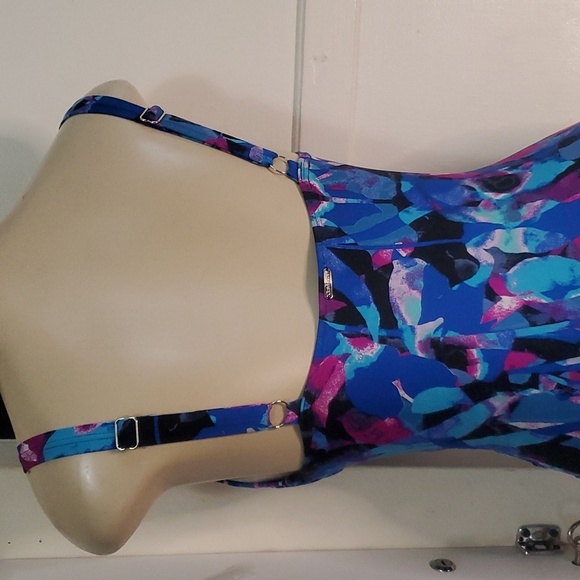 CALVIN KLEIN Celestial Starburst One-Piece Swimsuit Size 4 - Picture 7 of 9